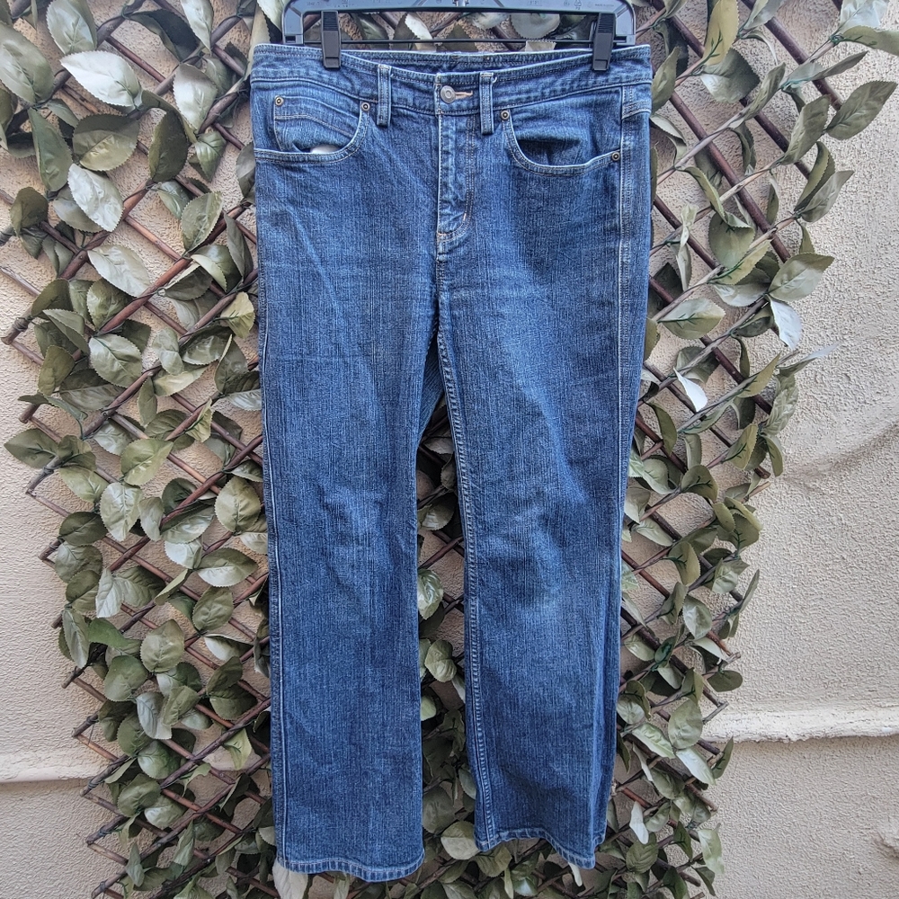 Duluth Trading Jeans Women's 8x29 Daily Denim Stretch Slim Leg DuluthFlex Blue